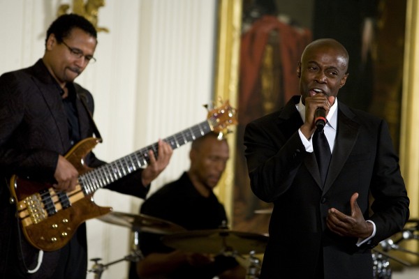 Performing with Kem at the White House