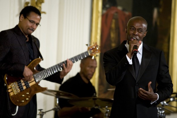 Performing with Kem at the White House